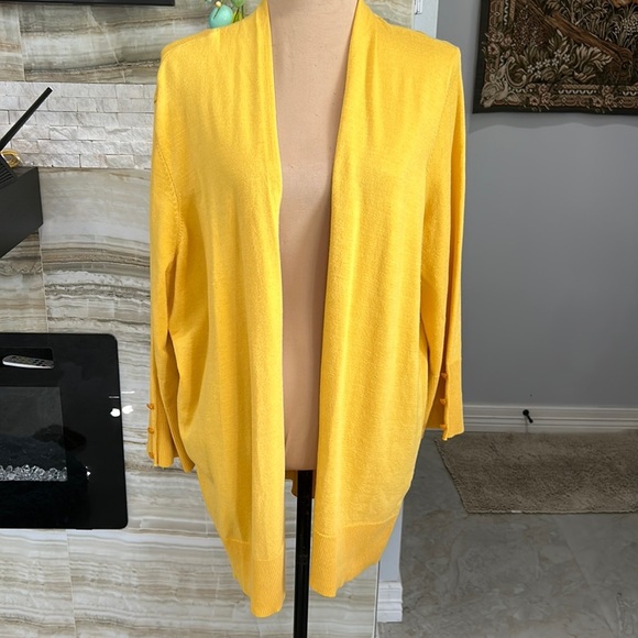 Evolution by Entro Yellow‎ Cardigan. Size XXL (902) - Picture 2 of 12